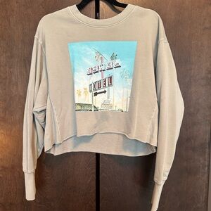 Target Colsie Beige Graphic Motel Sweatshirt
